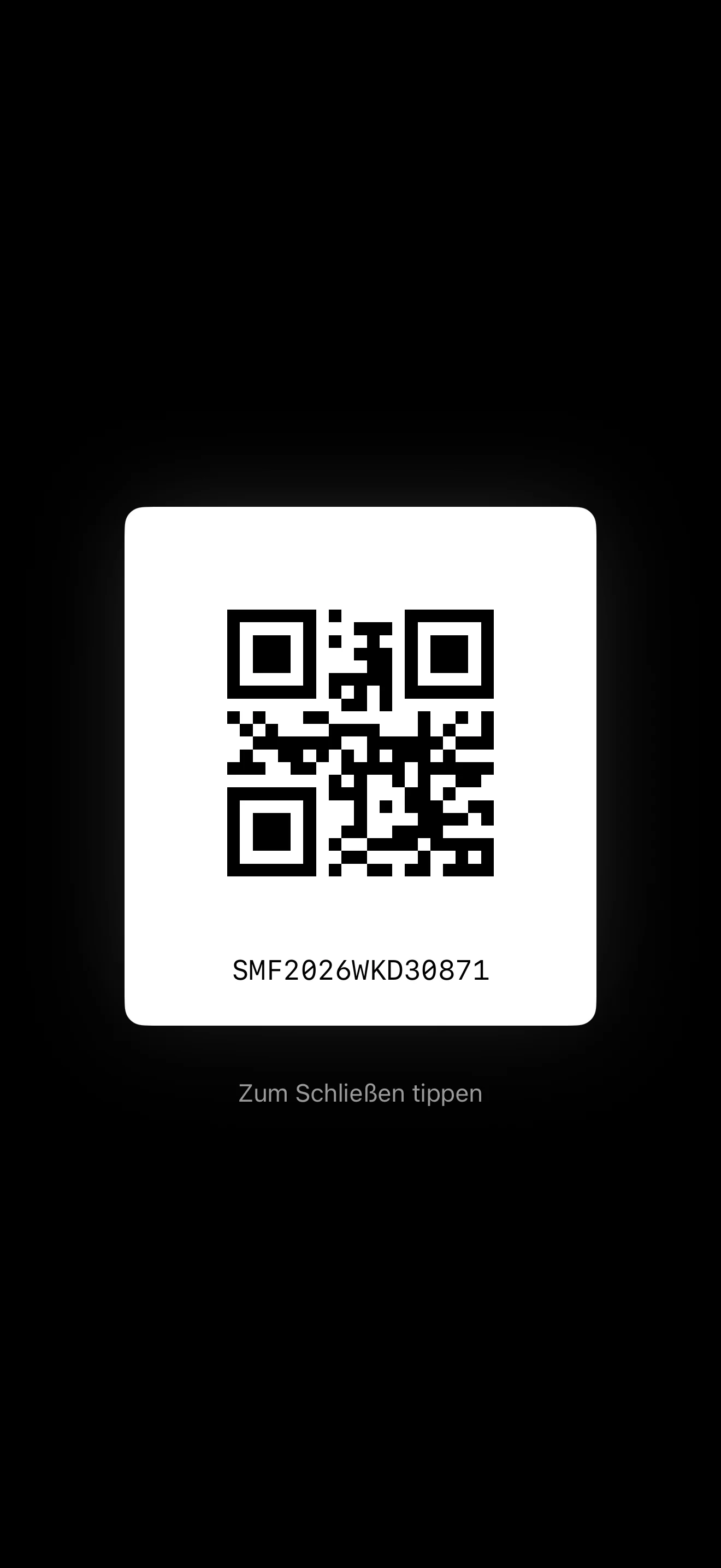Vollbild-Barcode