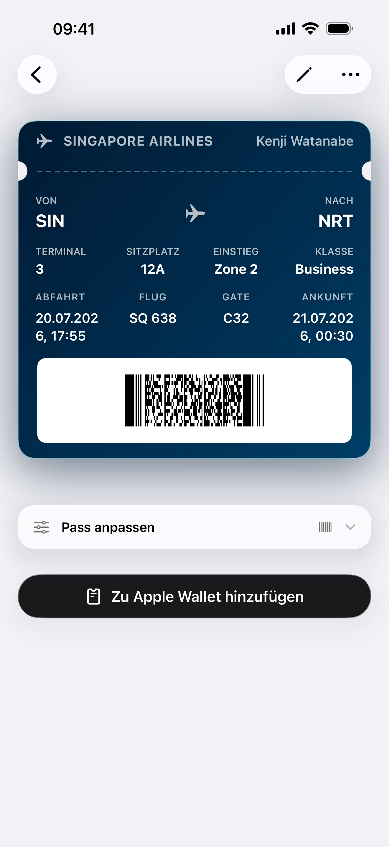 Flugticket